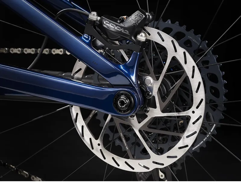 Trek Fuel Exe 9.8 GX AXS Electric Mountain Bike in Mulsanne Blue Large-4